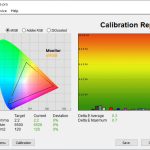 Test culori dupa calibrare Huawei MateBook X 2020